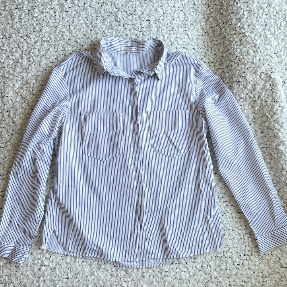 Oak + Fort Striped Button Down | XS
